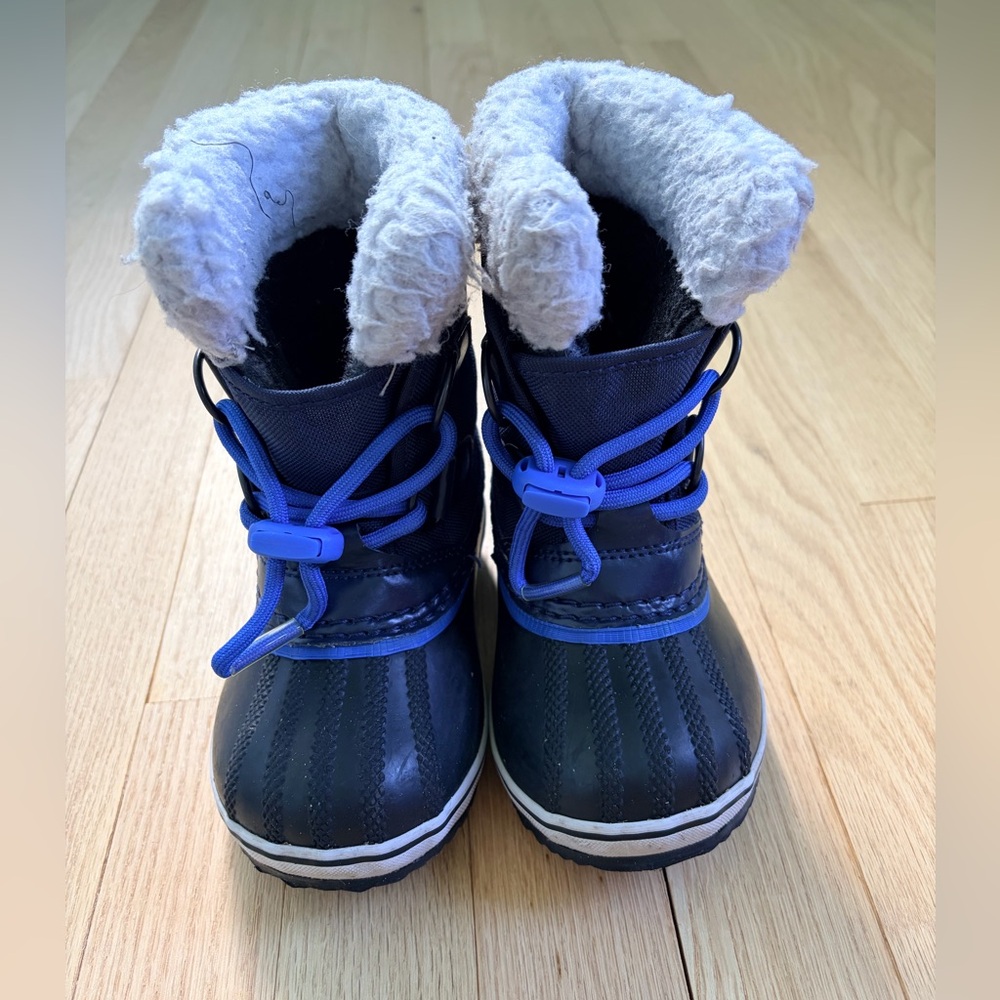 Sorel Snow Commander Toddler Boots Size 8 Waterproof Winter Snow Boots - Picture 2 of 5
